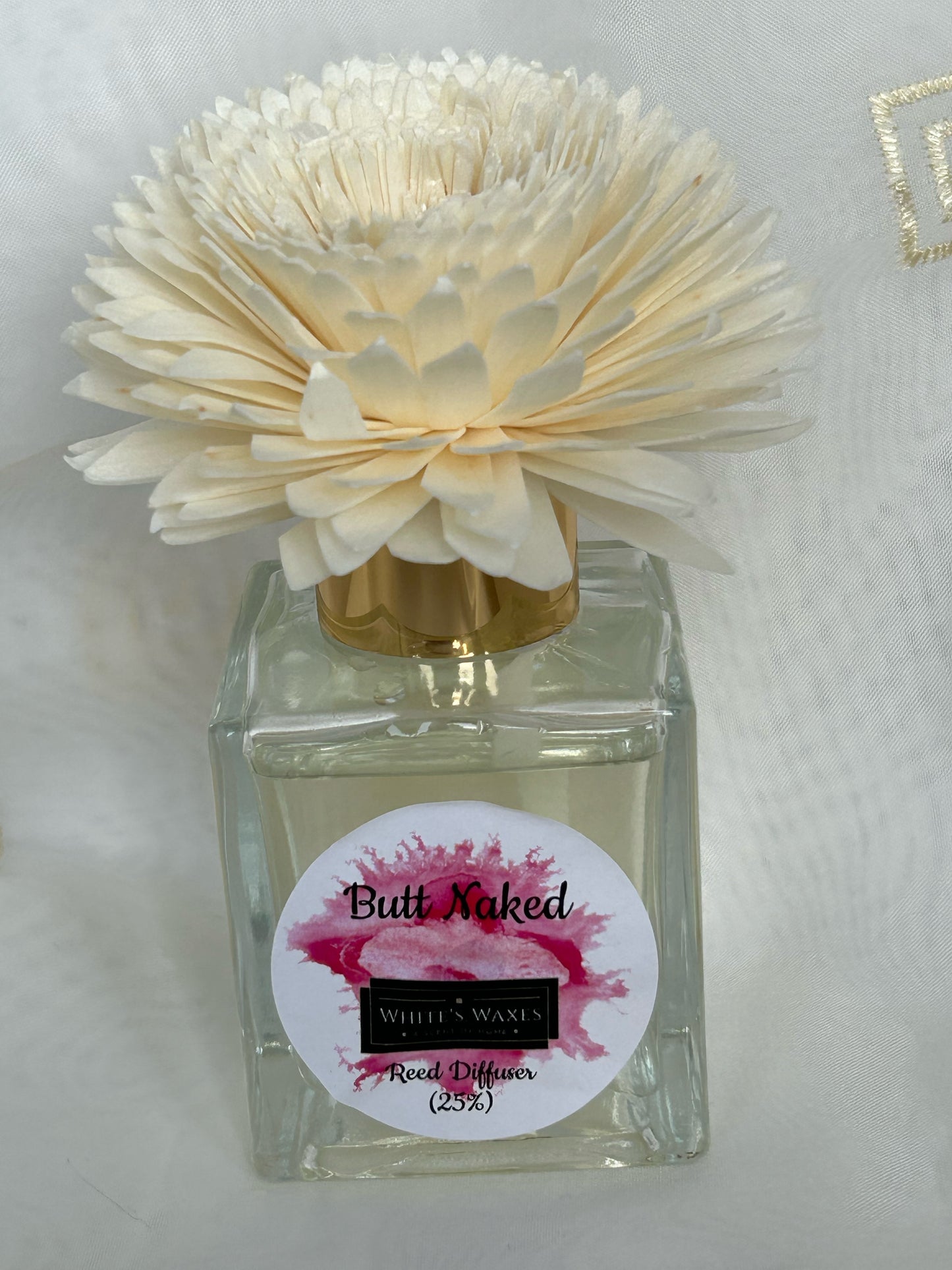 100ml Butt Naked Reed Diffuser - With Flower