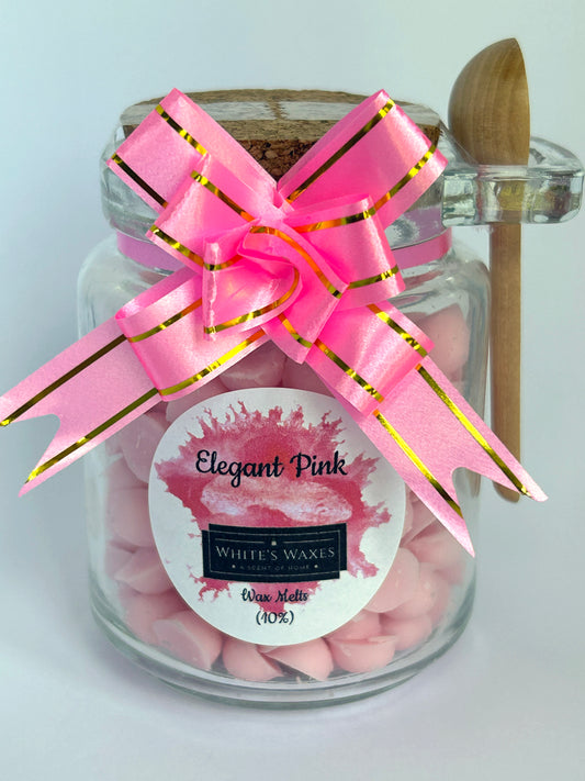 Elegant Pink Scoopie Jar